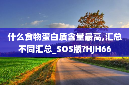 什么食物蛋白质含量最高,汇总不同汇总_SOS版?HJH66