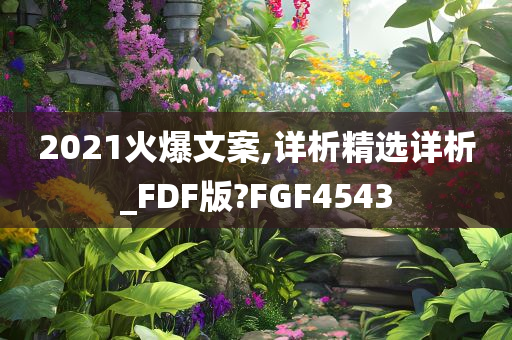 2021火爆文案,详析精选详析_FDF版?FGF4543