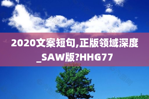 2020文案短句,正版领域深度_SAW版?HHG77