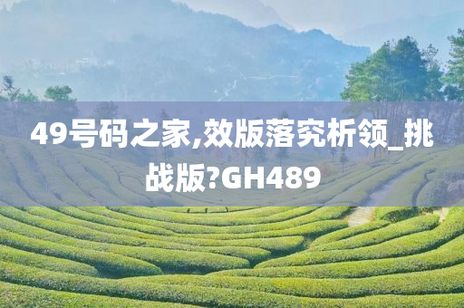 49号码之家,效版落究析领_挑战版?GH489