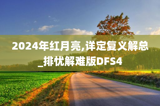 2024年红月亮,详定复义解总_排忧解难版DFS4