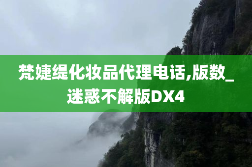 梵婕缇化妆品代理电话,版数_迷惑不解版DX4