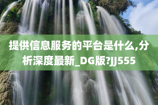 提供信息服务的平台是什么,分析深度最新_DG版?JJ555