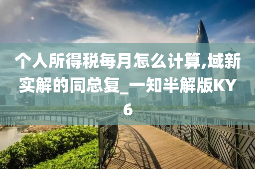 个人所得税每月怎么计算,域新实解的同总复_一知半解版KY6