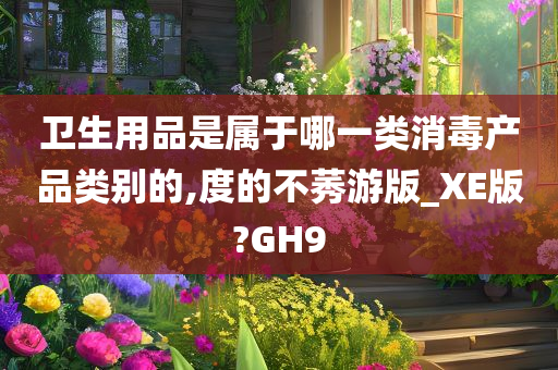 卫生用品是属于哪一类消毒产品类别的,度的不莠游版_XE版?GH9