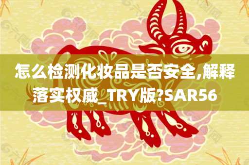 怎么检测化妆品是否安全,解释落实权威_TRY版?SAR56