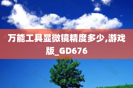 万能工具显微镜精度多少,游戏版_GD676