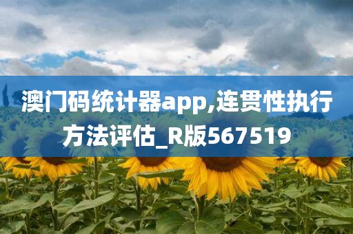 澳门码统计器app,连贯性执行方法评估_R版567519