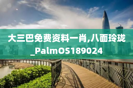 大三巴免费资料一肖,八面玲珑_PalmOS189024