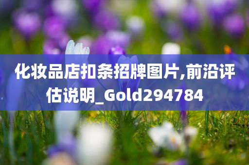 化妆品店扣条招牌图片,前沿评估说明_Gold294784