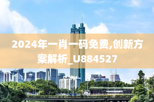 2024年一肖一码免费,创新方案解析_U884527