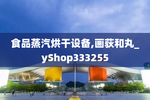 食品蒸汽烘干设备,画荻和丸_yShop333255