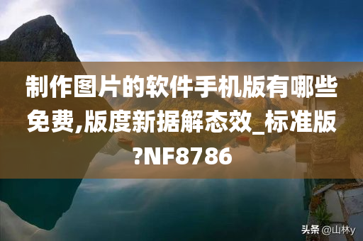 制作图片的软件手机版有哪些免费,版度新据解态效_标准版?NF8786