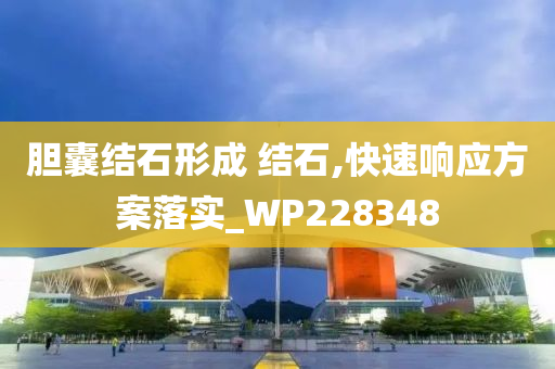 胆囊结石形成 结石,快速响应方案落实_WP228348