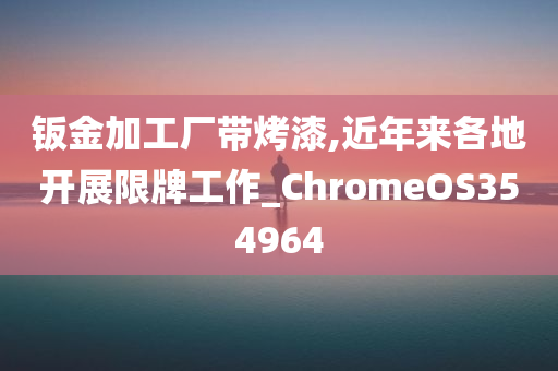 钣金加工厂带烤漆,近年来各地开展限牌工作_ChromeOS354964