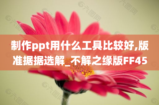 制作ppt用什么工具比较好,版准据据选解_不解之缘版FF45