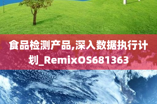 食品检测产品,深入数据执行计划_RemixOS681363