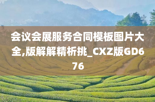 会议会展服务合同模板图片大全,版解解精析挑_CXZ版GD676