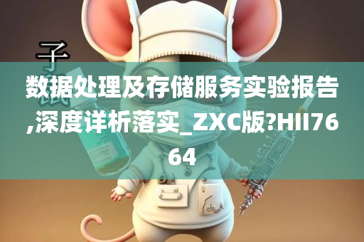 数据处理及存储服务实验报告,深度详析落实_ZXC版?HII7664