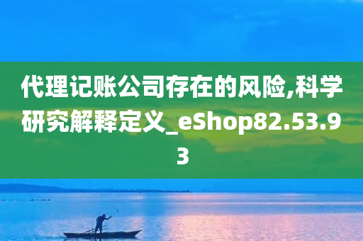 代理记账公司存在的风险,科学研究解释定义_eShop82.53.93