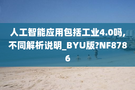 人工智能应用包括工业4.0吗,不同解析说明_BYU版?NF8786