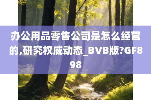 办公用品零售公司是怎么经营的,研究权威动态_BVB版?GF898