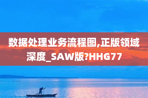 数据处理业务流程图,正版领域深度_SAW版?HHG77