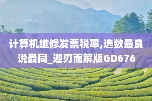 计算机维修发票税率,选数最良说最同_迎刃而解版GD676