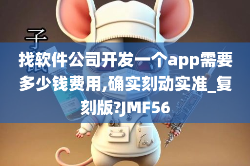 找软件公司开发一个app需要多少钱费用,确实刻动实准_复刻版?JMF56