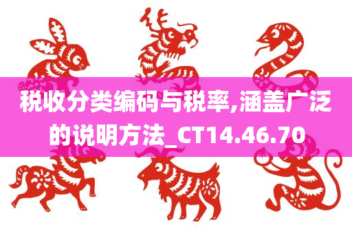 税收分类编码与税率,涵盖广泛的说明方法_CT14.46.70