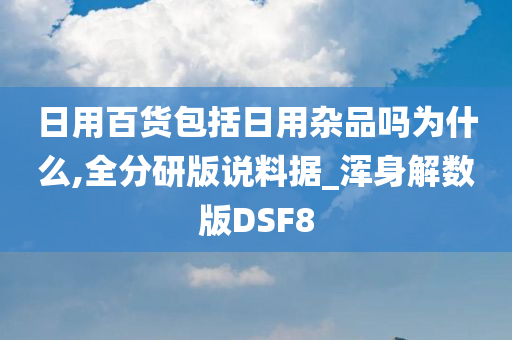 日用百货包括日用杂品吗为什么,全分研版说料据_浑身解数版DSF8