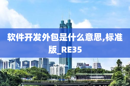 软件开发外包是什么意思,标准版_RE35